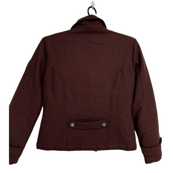 Member's Property women's wool blend lined jacket collared double breast size L - Picture 7 of 13